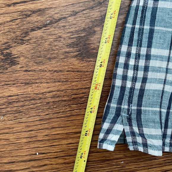 Vince Shirt Adult S Blue Button Up Flannel Short Sleeve Outdoor Men's - Picture 5 of 6